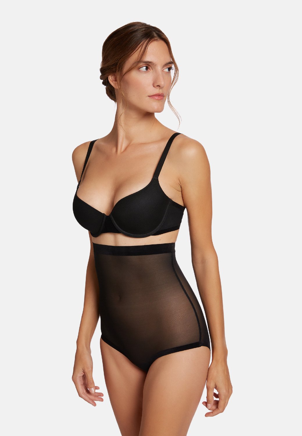 Бюстгальтер с плотной чашкой ТЮЛЬ ФЛОК